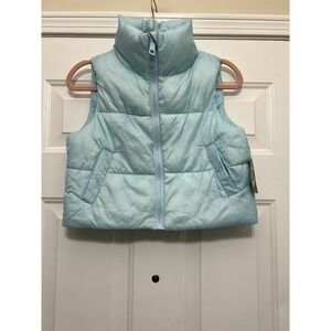 NWT Solid Puffer Full Zip Vest‎ Art Class Blue Size Medium 8 Children's Kids